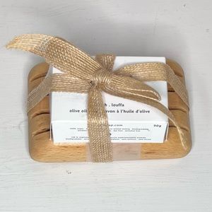 Sitti soap dish  and loofa soap gift